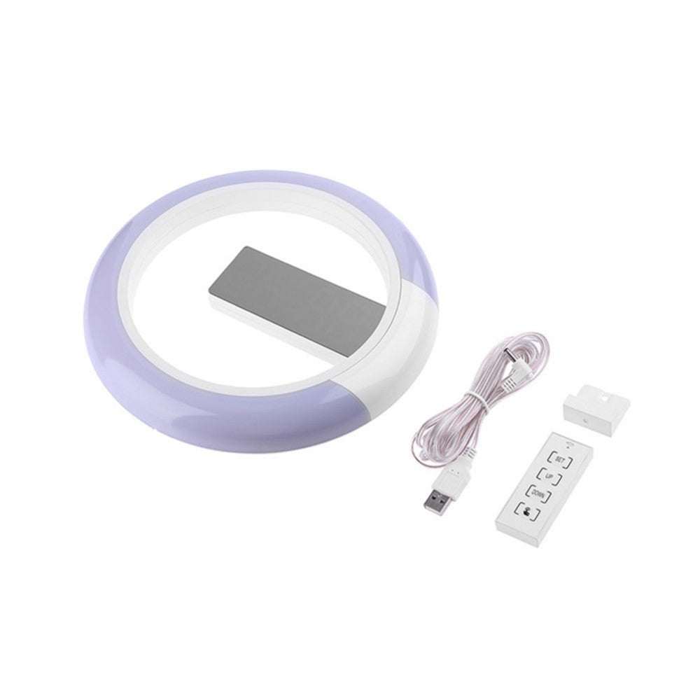 LED mirror hollow wall clock
