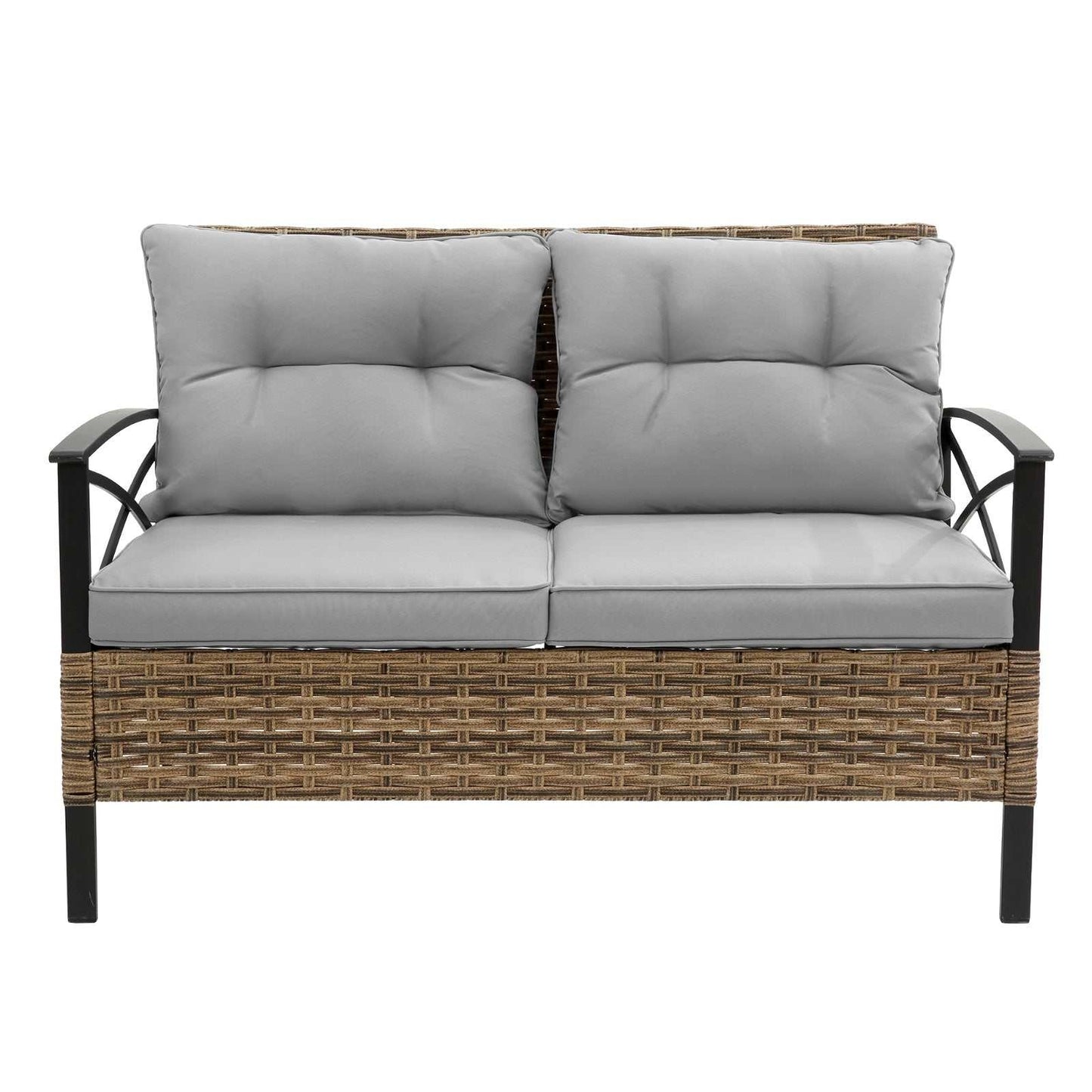 Patio 4Piece Sectional Sofa Set
