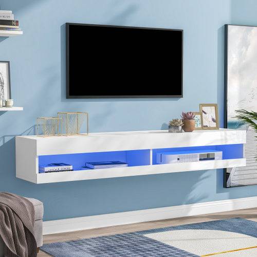 TV Stand with LED Lights