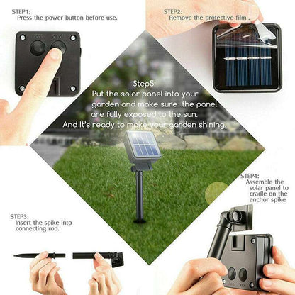12M LED SOLAR Powered