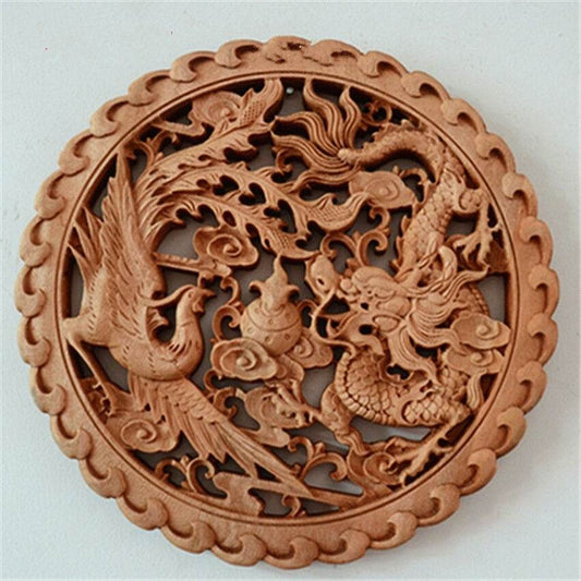 Wood Carving Pendant