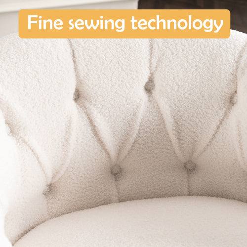 Swivel Chair with Ottoman
