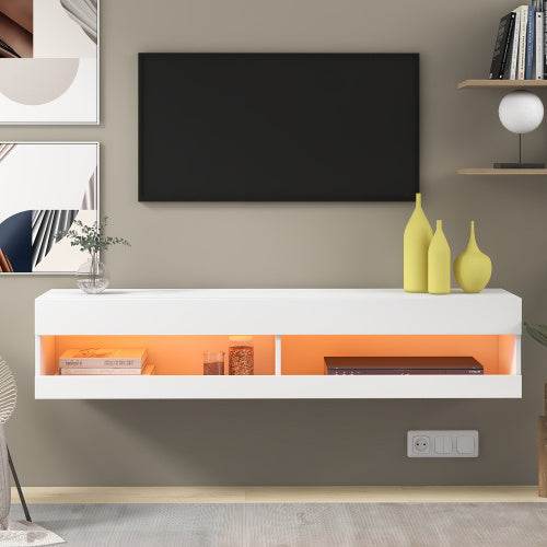 TV Stand with LED Lights