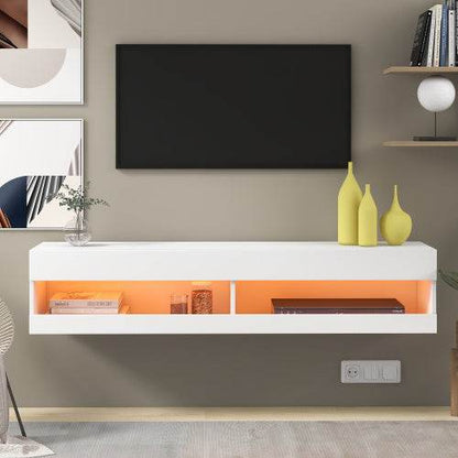 TV Stand with LED Lights