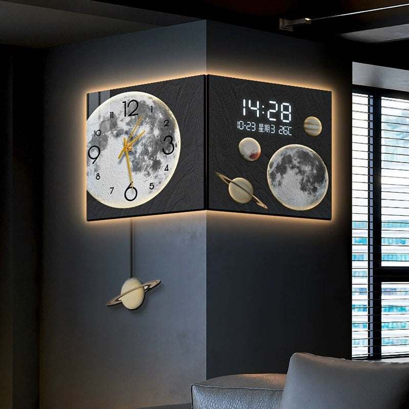 Corner Wall Clock