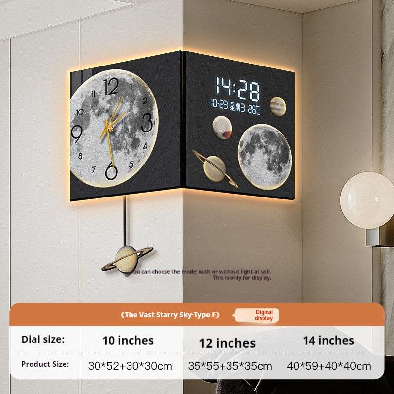 Corner Wall Clock