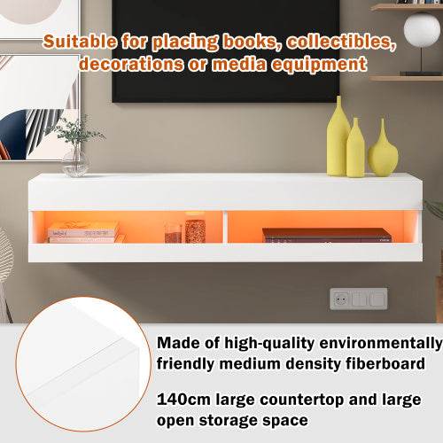 TV Stand with LED Lights