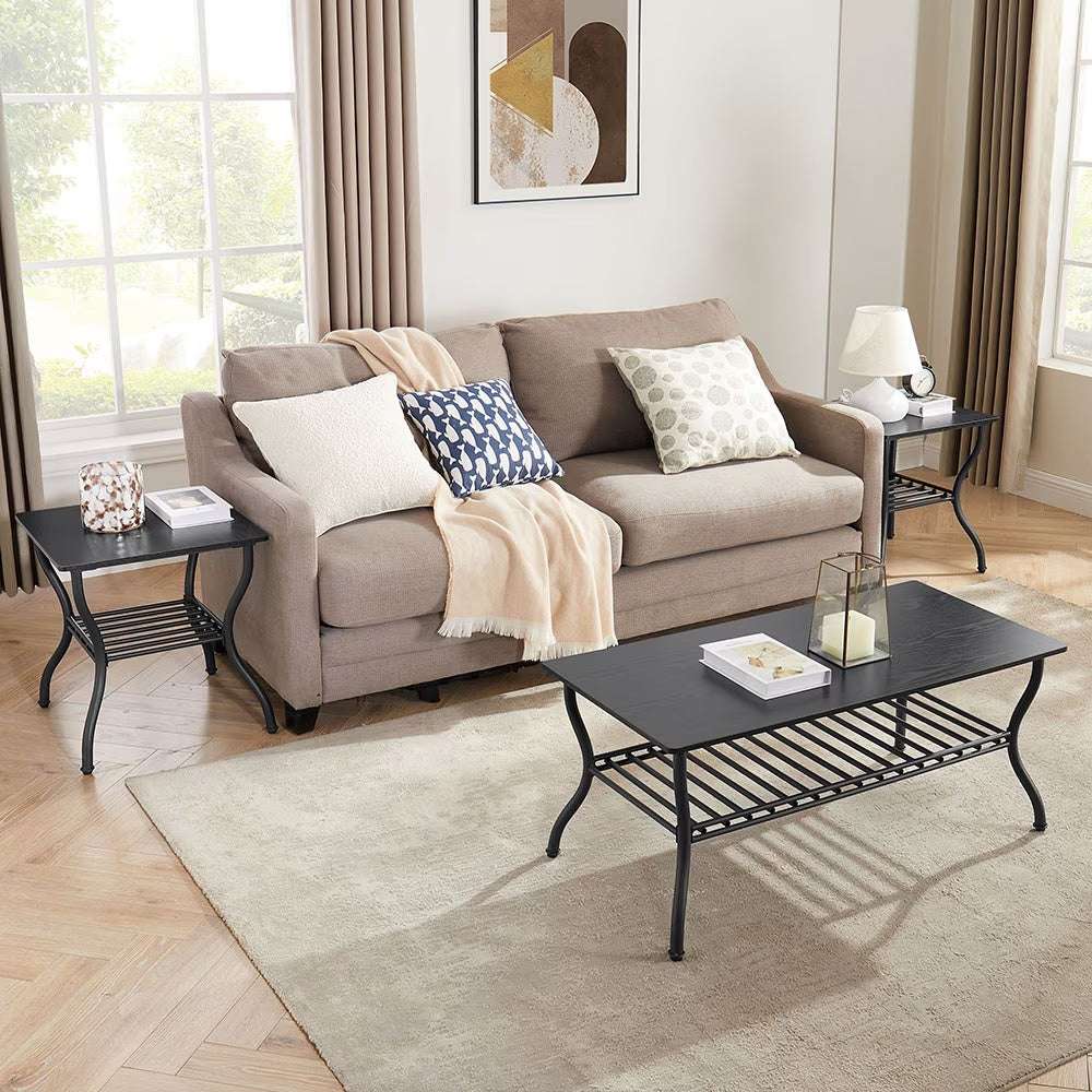 Contemporary 3 Piece Coffee Table