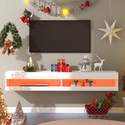 TV Stand with LED Lights