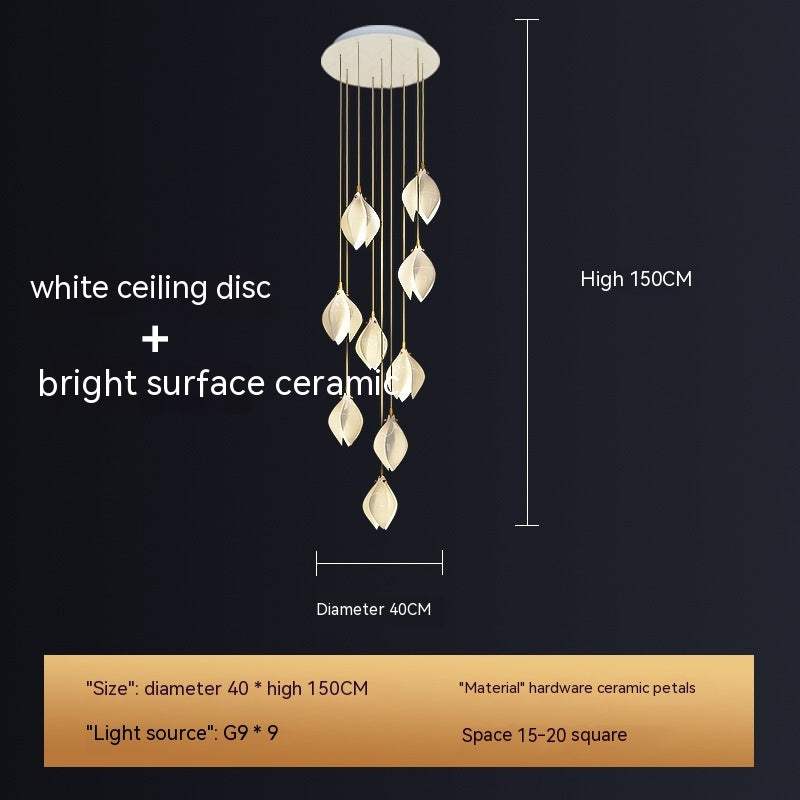 Modern Bedside Chandelier