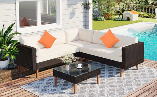 Outdoor Wicker Sofa