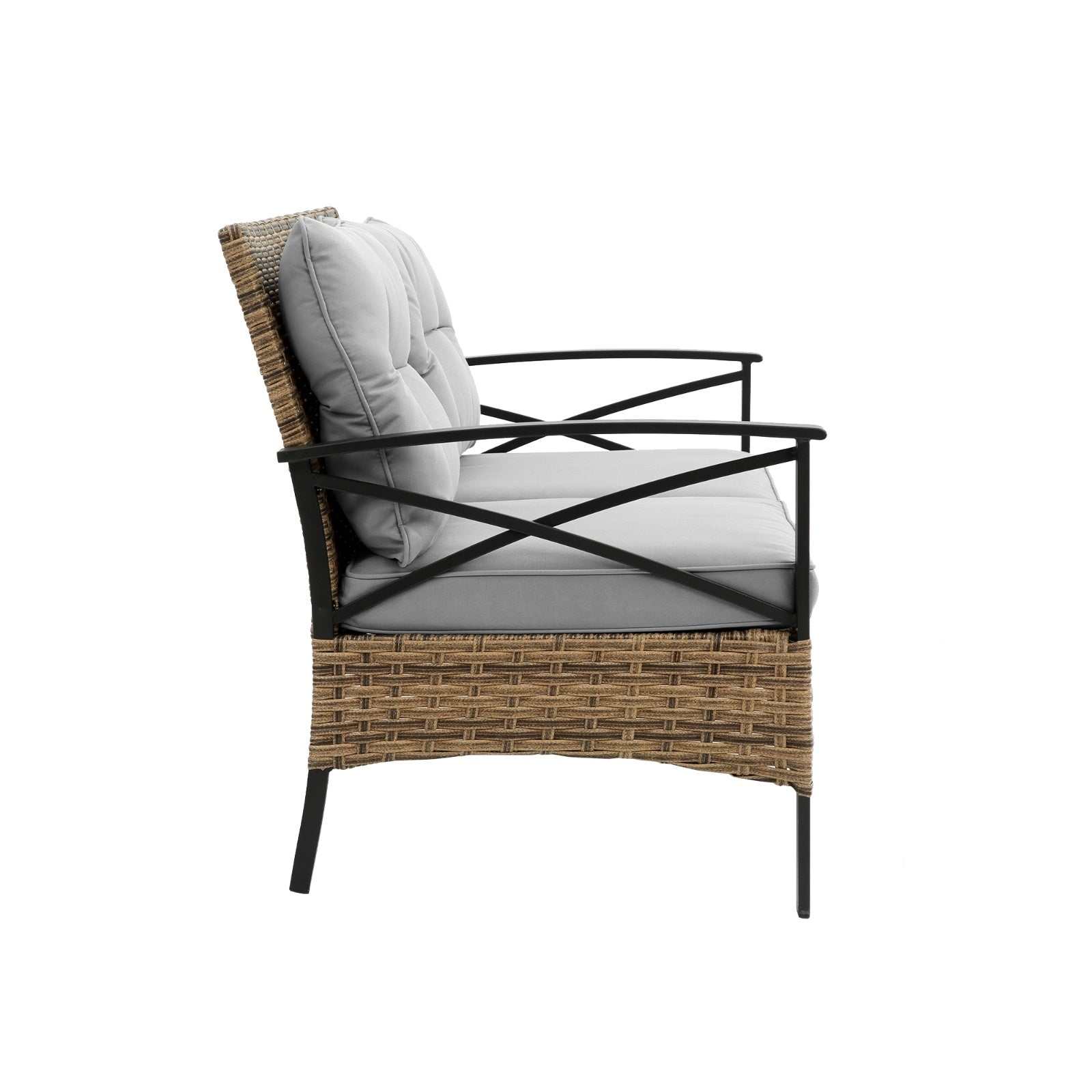 Patio 4Piece Sectional Sofa Set