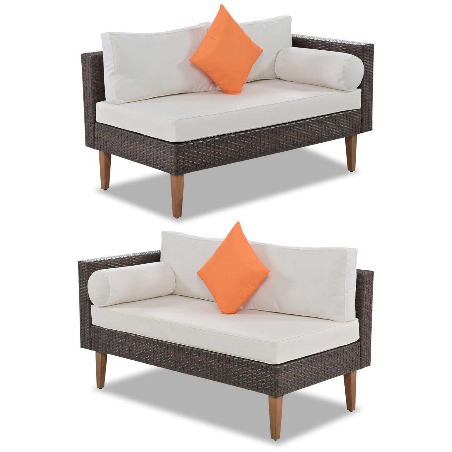 Outdoor Wicker Sofa
