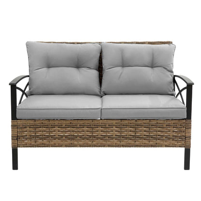 Patio 4Piece Sectional Sofa Set