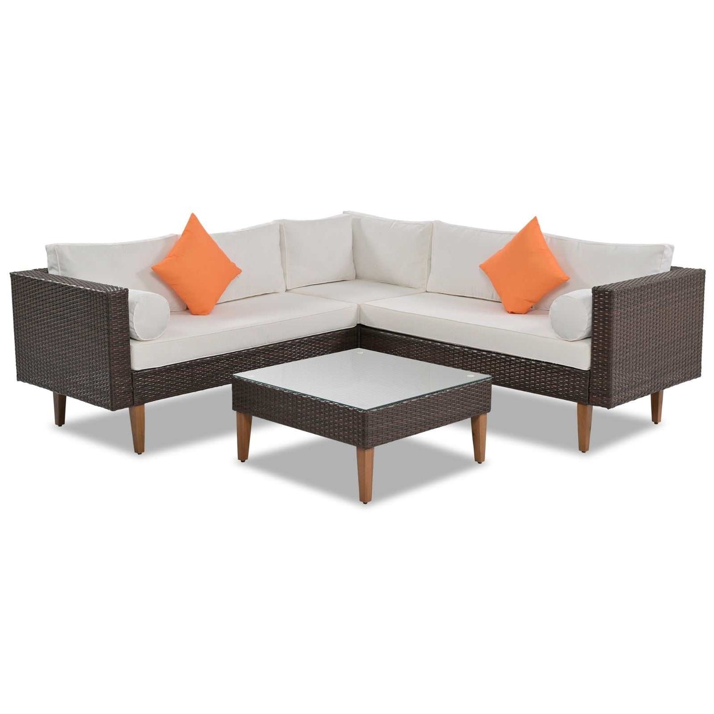 Outdoor Wicker Sofa
