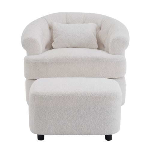 Swivel Chair with Ottoman