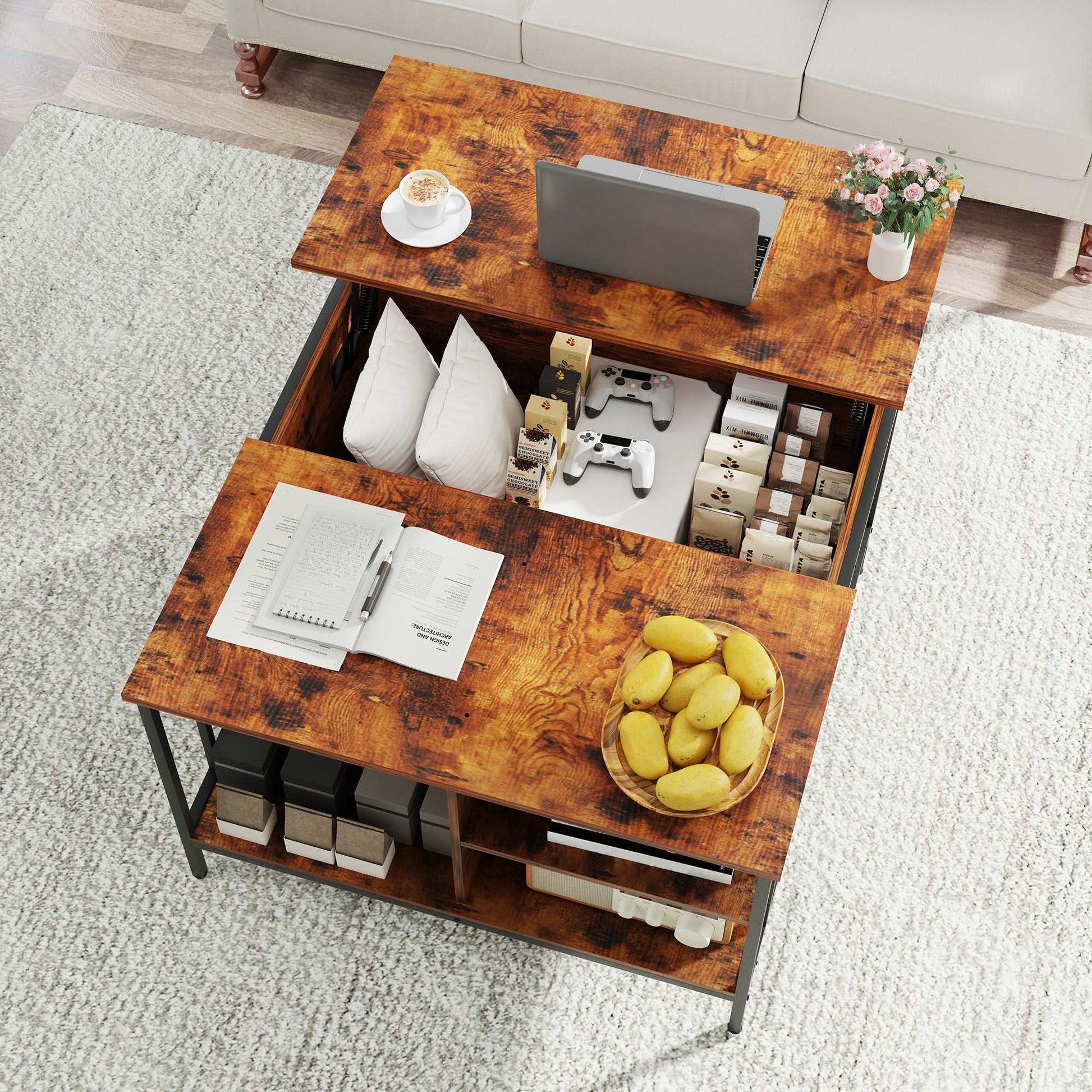 Farmhouse Lift Top Coffee Table
