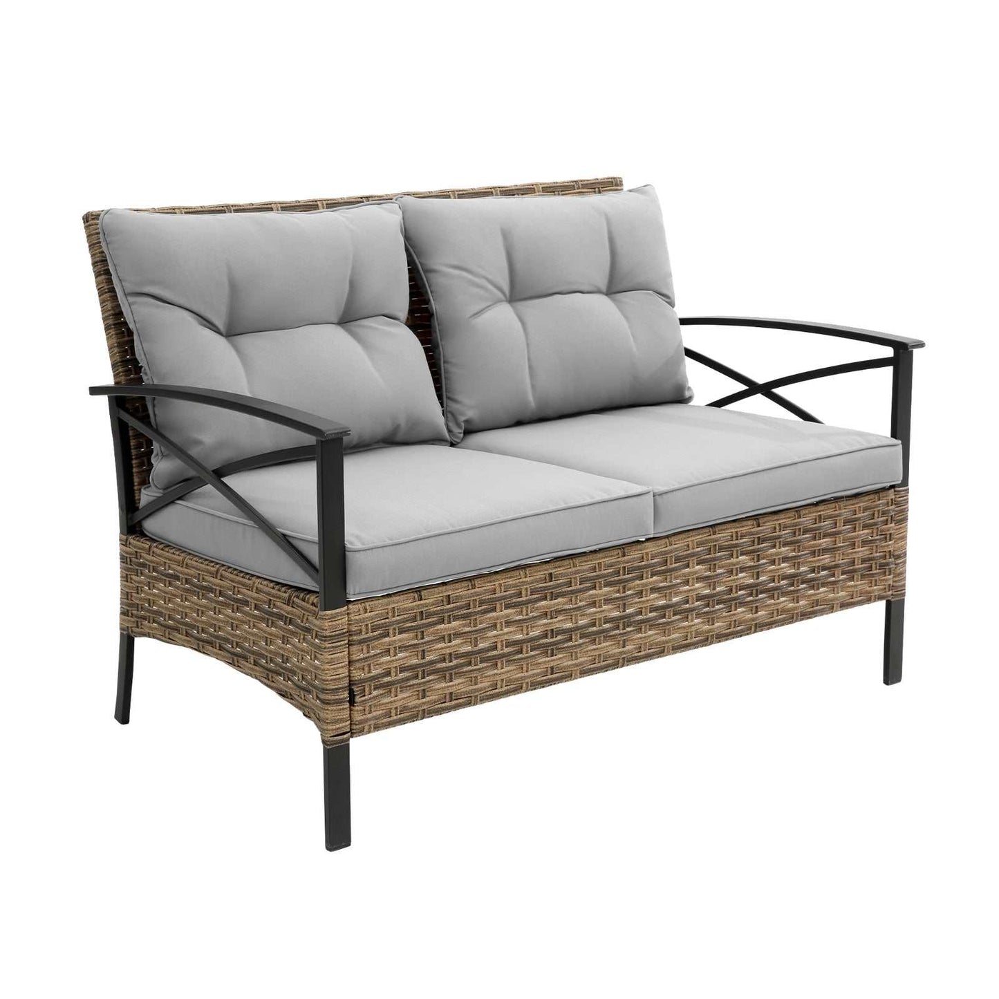 Patio 4Piece Sectional Sofa Set