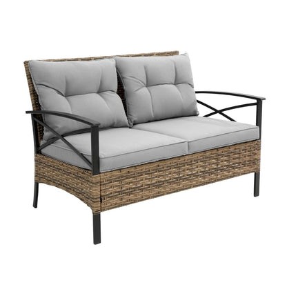 Patio 4Piece Sectional Sofa Set