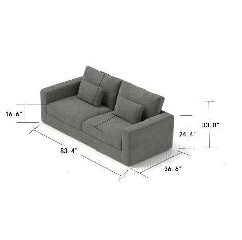 83" Modern Sofa Couches