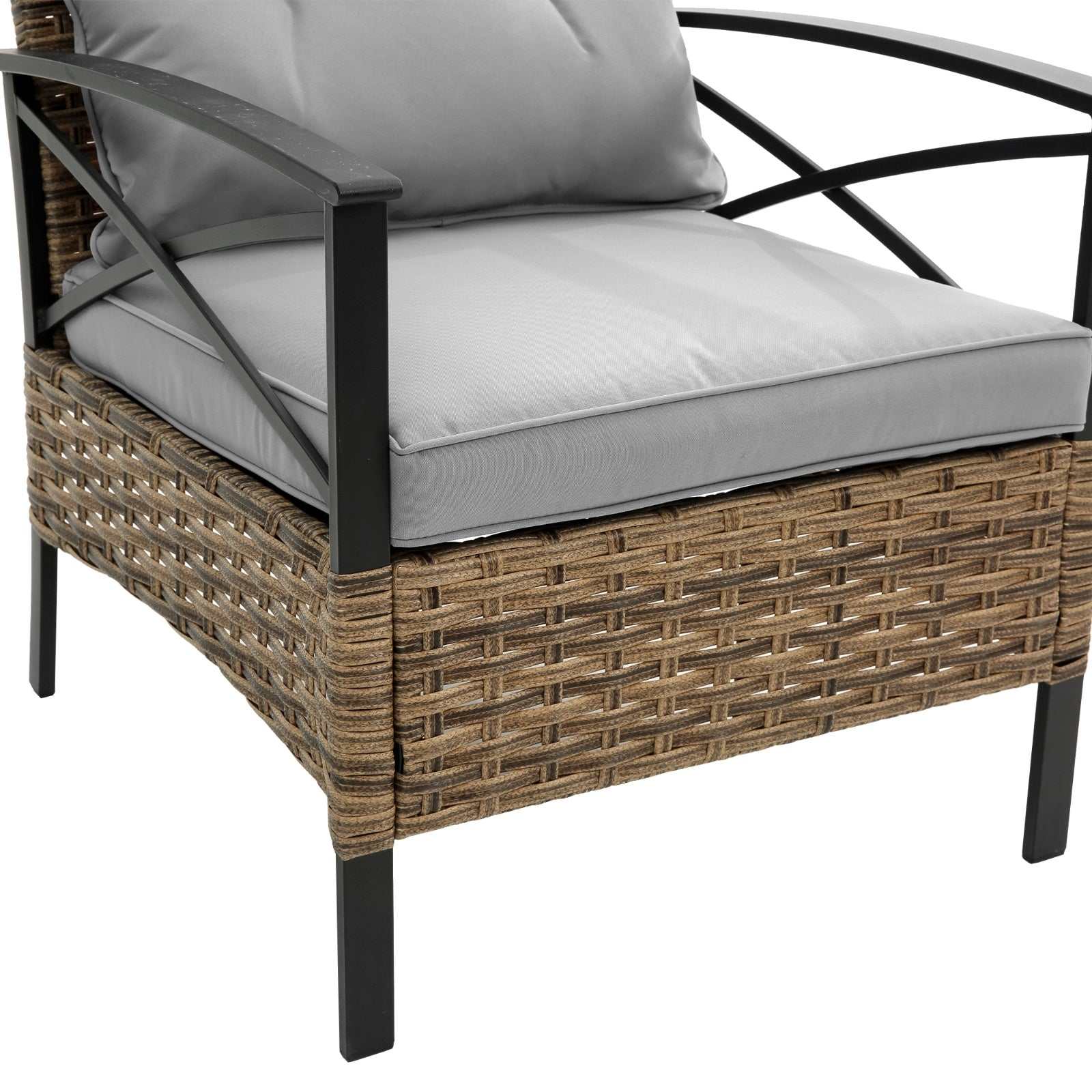 Patio 4Piece Sectional Sofa Set