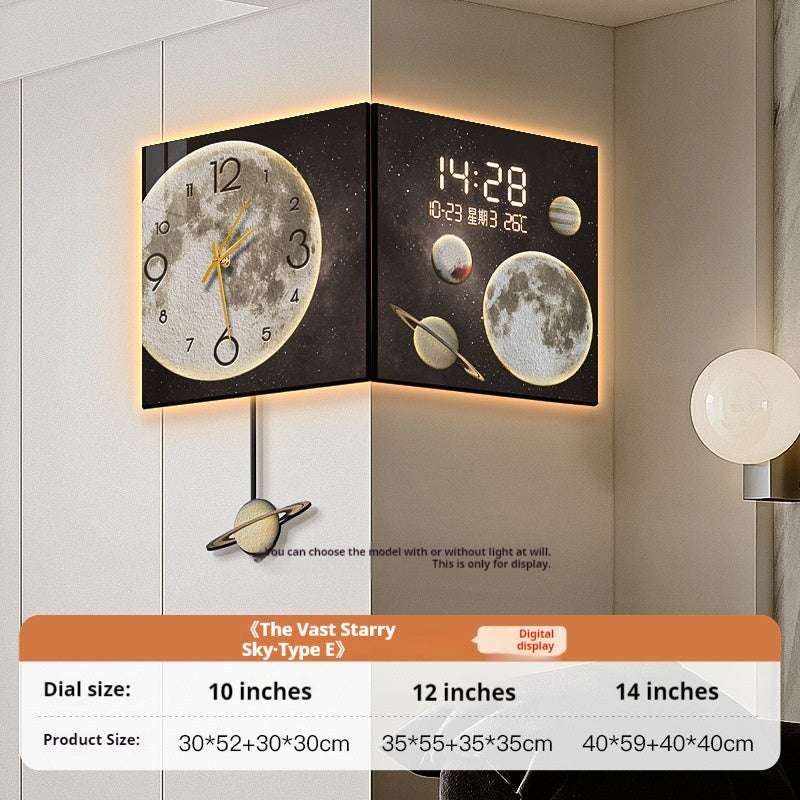 Corner Wall Clock